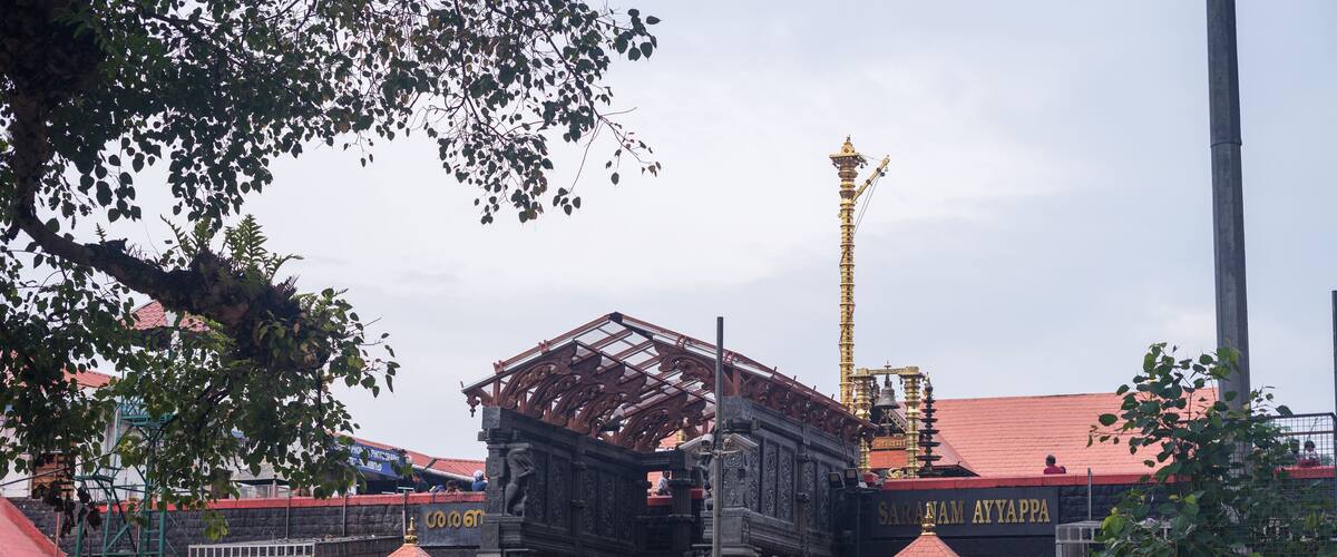 Shabarimala,Kerala,India 18 may 2024 :Sabarimala Lord ayyappa temple Kerala