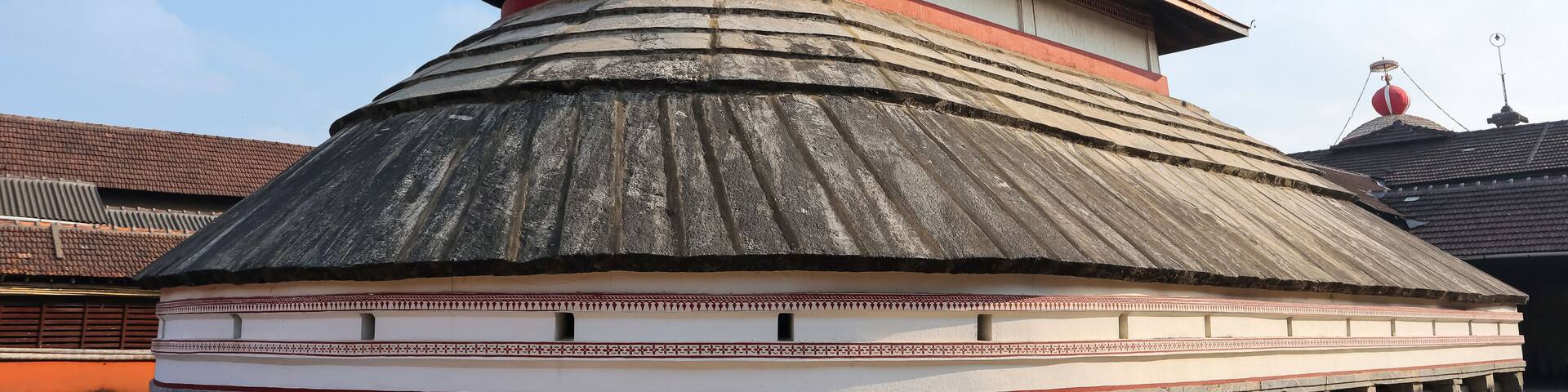 View of Main Temple of Chandramouleshwara, Udupi, Karnataka, India