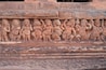 The carvings of these Ganas (or dwarves) greets you at the entrance pedestal of cave 2 at Badami.
