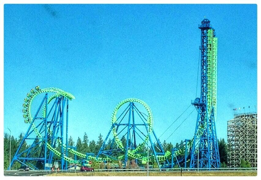 The Aftershock thrill ride at Silverwood is a must-ride for adrenaline junkies. This ride takes you backwards and forwards at 65 mph through loops and up the tower.
Silverwood is a ton of fun with not only 4 roller coasters, but a ton of other rides that cater to all ages, and...the other half of Silverwood is a water park as well.
This is a great place to visit in the summer!
#Architecture
#TroveOn