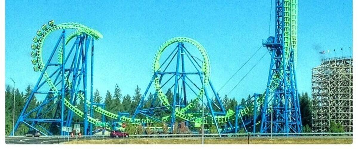 The Aftershock thrill ride at Silverwood is a must-ride for adrenaline junkies. This ride takes you backwards and forwards at 65 mph through loops and up the tower.
Silverwood is a ton of fun with not only 4 roller coasters, but a ton of other rides that cater to all ages, and...the other half of Silverwood is a water park as well.
This is a great place to visit in the summer!
#Architecture
#TroveOn