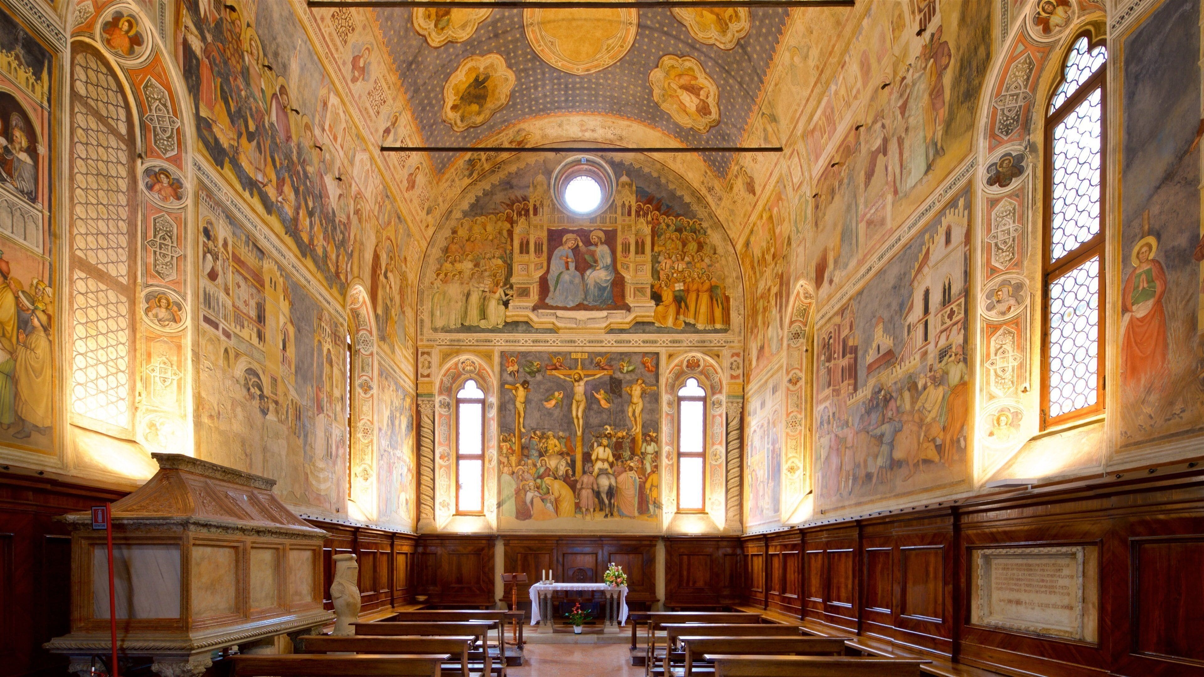 Oratory of San Giorgio which includes art, a church or cathedral and religious aspects