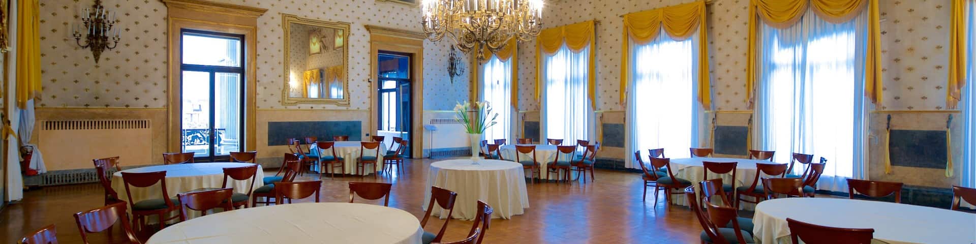 Pedrocchi Cafe showing heritage elements and interior views