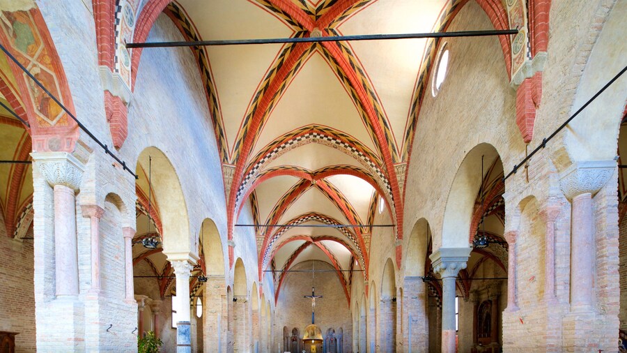 Santa Sofia which includes a church or cathedral, interior views and heritage elements