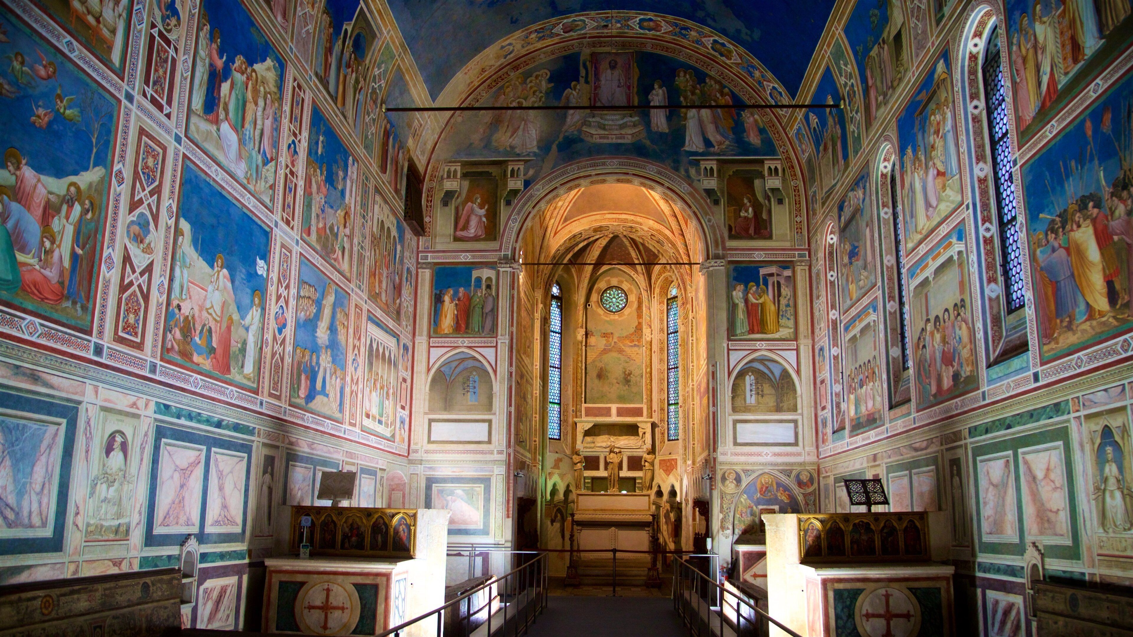 Scrovegni Chapel showing a church or cathedral, art and religious aspects