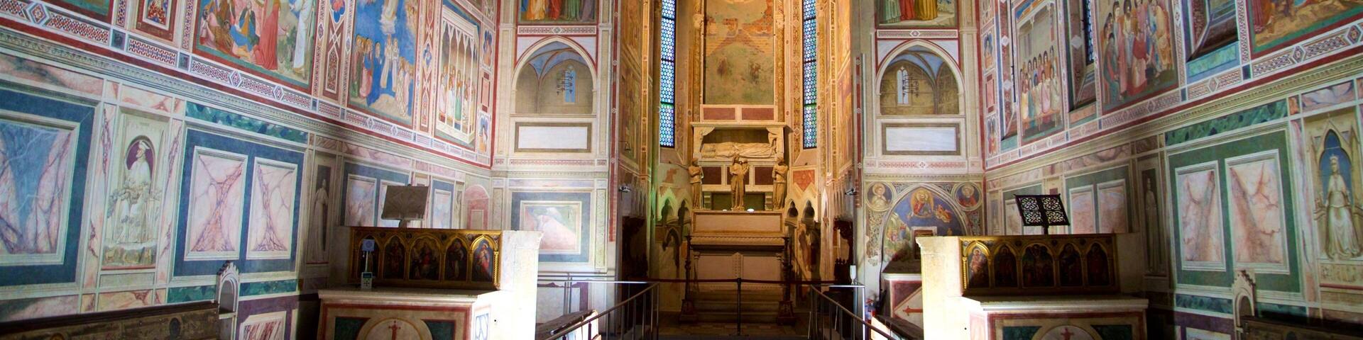 Scrovegni Chapel which includes art, a church or cathedral and interior views