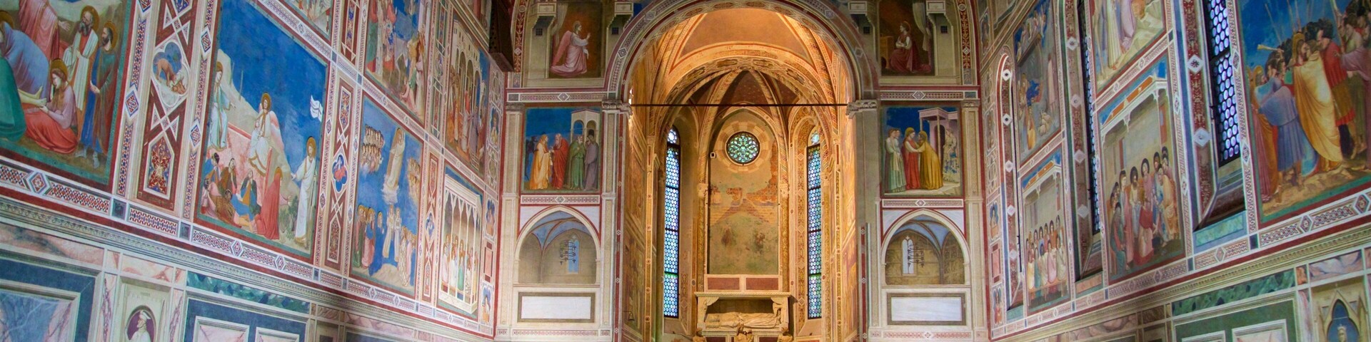 Scrovegni Chapel which includes art, a church or cathedral and interior views