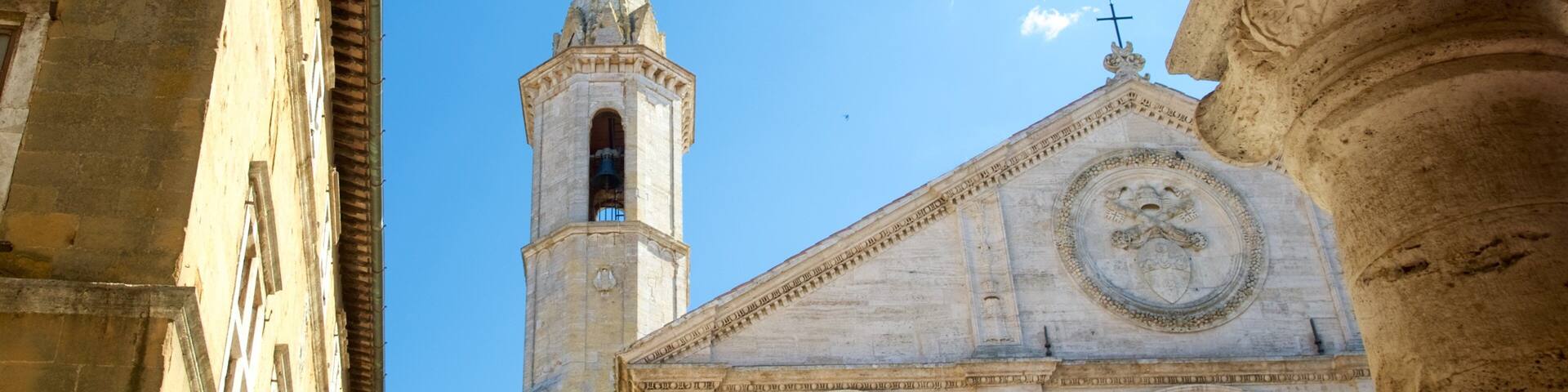 Cathédrale de Pienza mettant en vedette patrimoine historique, aspects religieux et église ou cathédrale