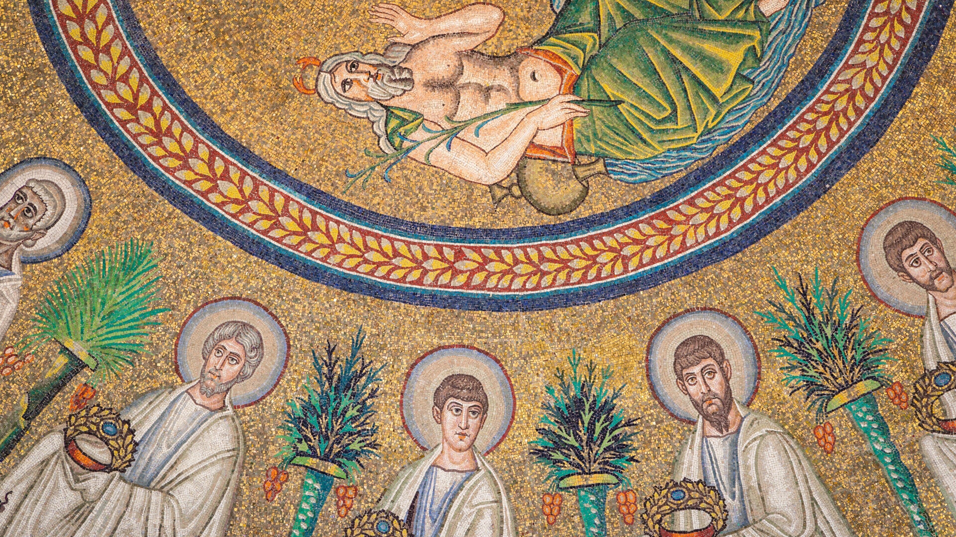 Arian Baptistry featuring heritage elements and art