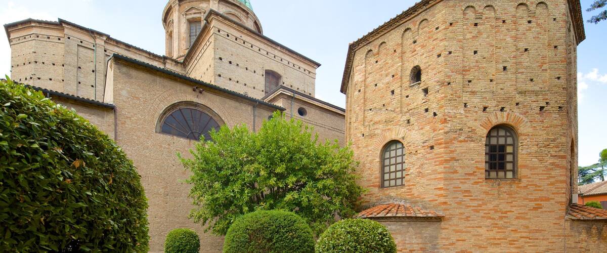 Baptistry of Neon which includes heritage elements and a church or cathedral