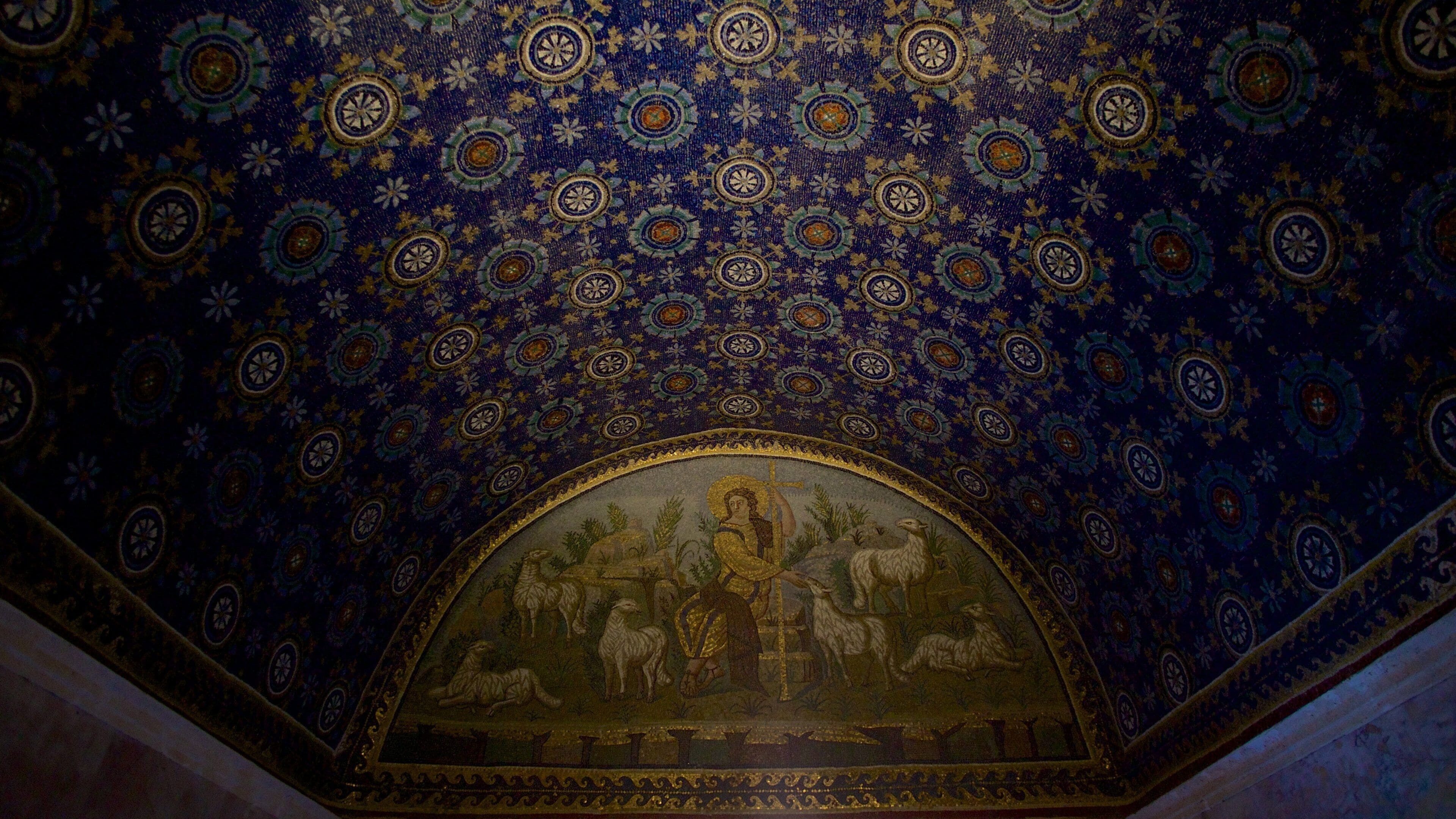 Mausoleum of Galla Placidia which includes interior views, heritage architecture and heritage elements