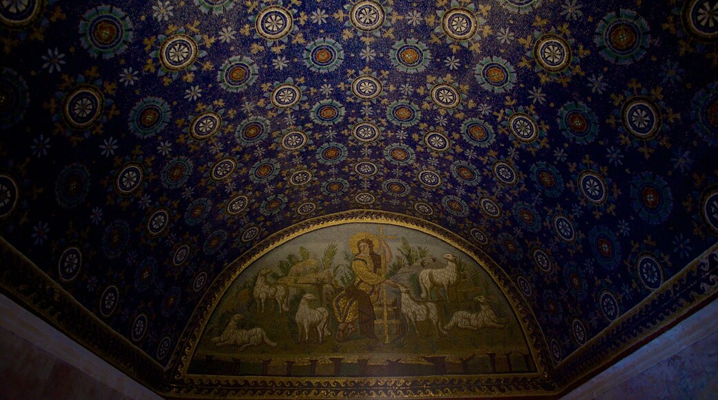 Mausoleum of Galla Placidia which includes interior views, heritage architecture and heritage elements