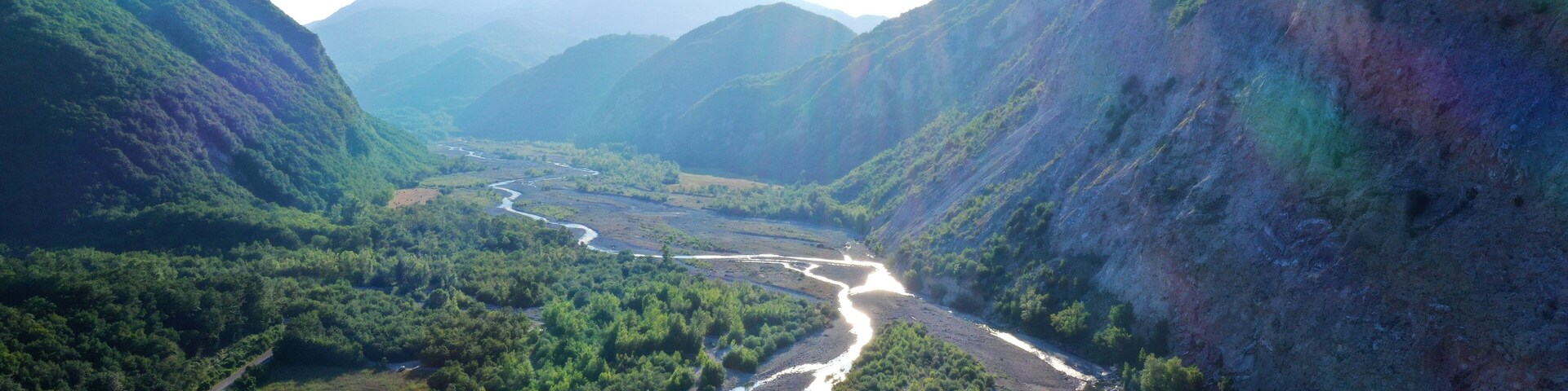 The area of the Triassic Gypsum extends for about 10 km along the upper valley of the Secchia river between the Castelnovo ne' Monti and Villa Minozzo in the province of Reggio Emilia, Italy