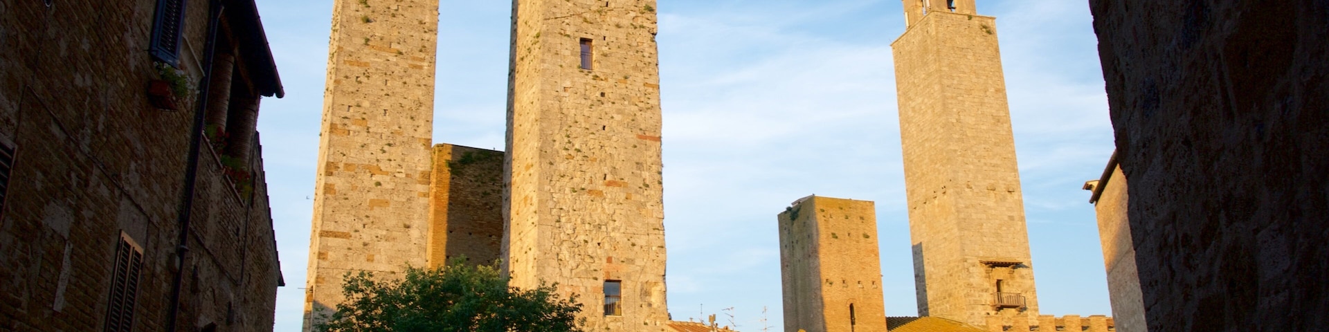 Piazza delle Erbe showing heritage architecture