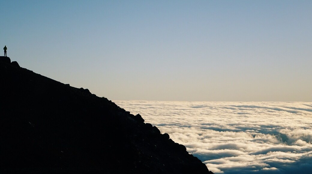Still above the clouds. One of the most majestic views I had.