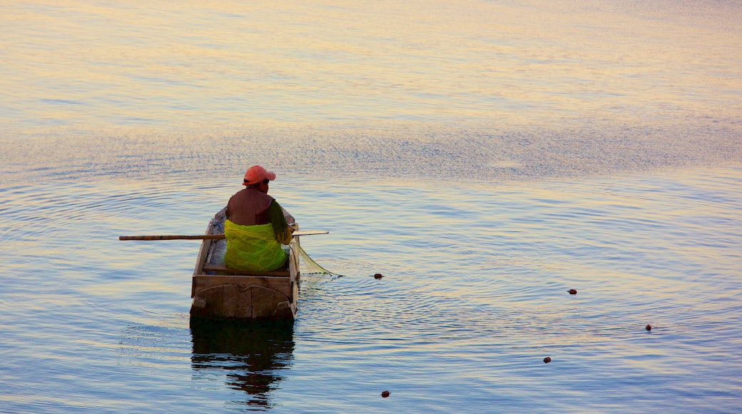 San Pedro Volcano which includes fishing as well as an individual male