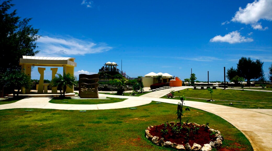 Two Lovers Point featuring a garden