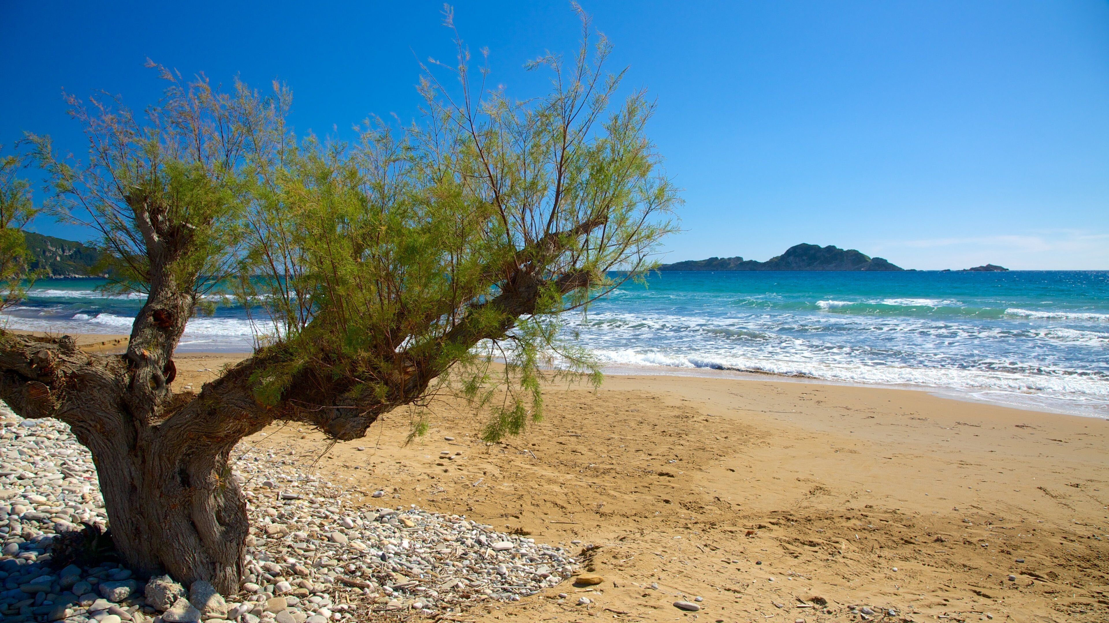 阿利拉斯海灘 其中包括 沙灘 和 風景圖