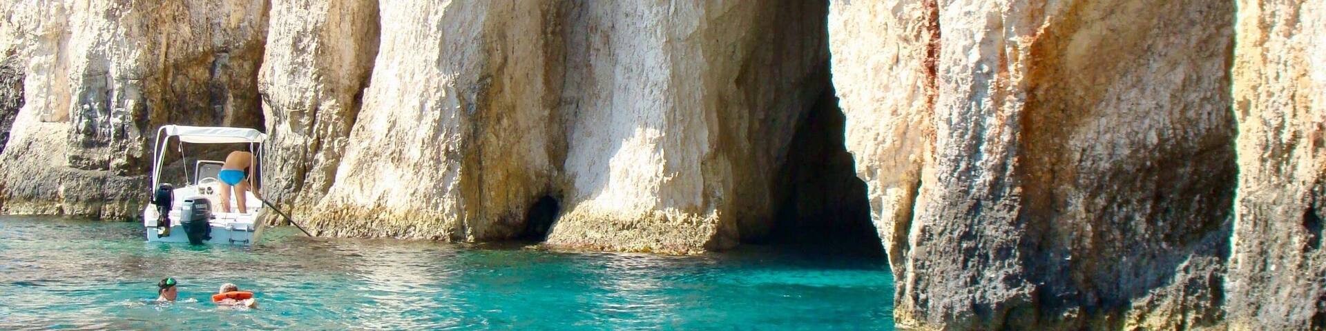 Blue caves