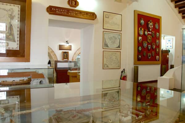 Maritime Museum of Crete which includes interior views