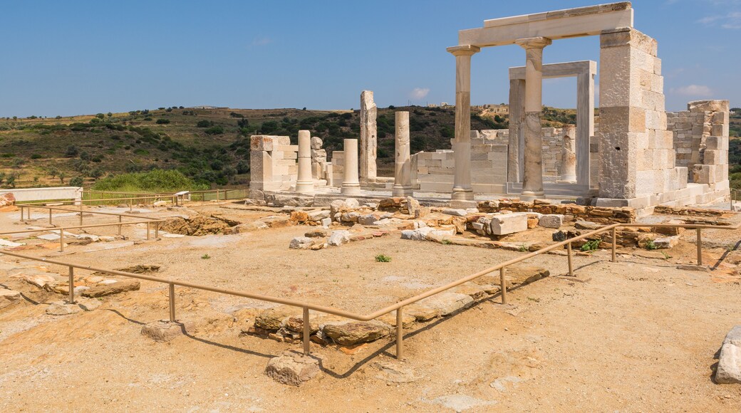 The Temple of Demeter located near the village of Sangri on Naxos Island. Cyclades. Greece