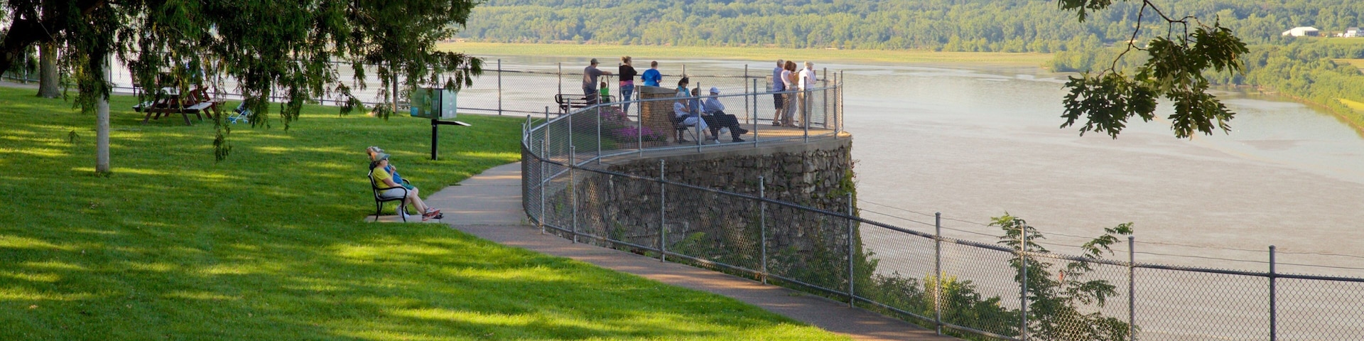 Eagle Point Park featuring a river or creek, landscape views and views