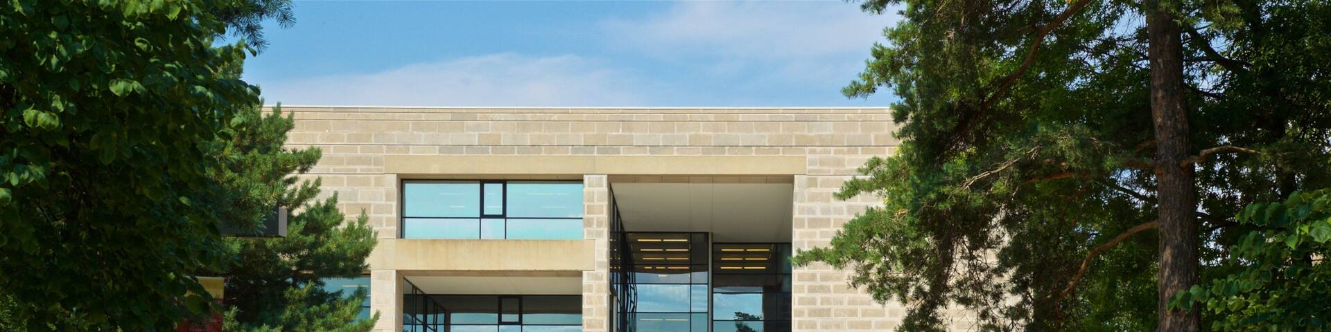 Iowa State University featuring a park and modern architecture