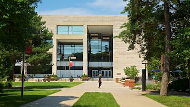Iowa State University featuring a park and modern architecture