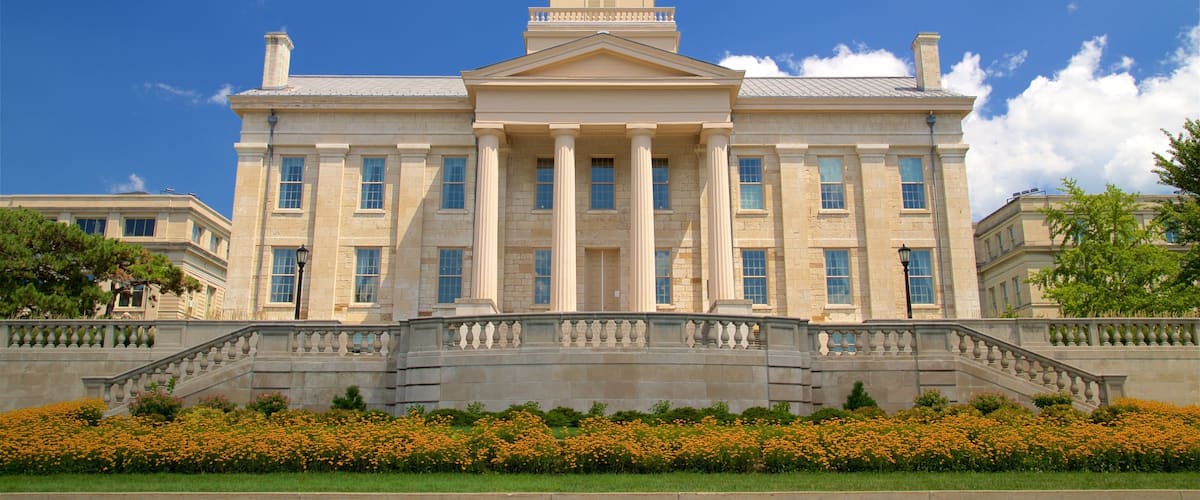 Iowa Museum of Natural History featuring an administrative building and heritage architecture