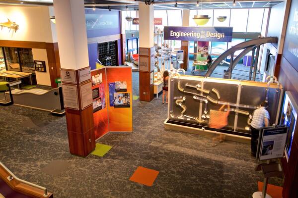 Putnam Museum showing interior views