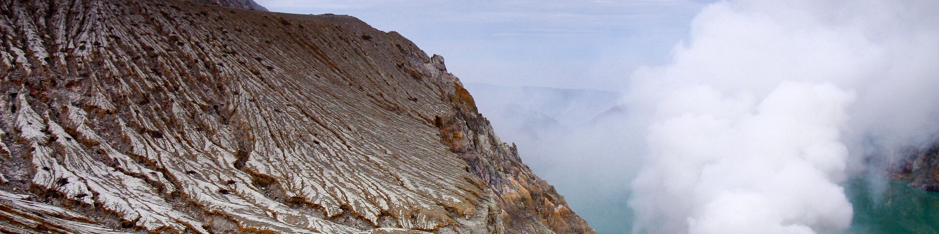 Such raw beauty from one of the most inhabitable places on earth, the belly of Kawah Ijen Volcano in East Java, Indonesia #Trovember