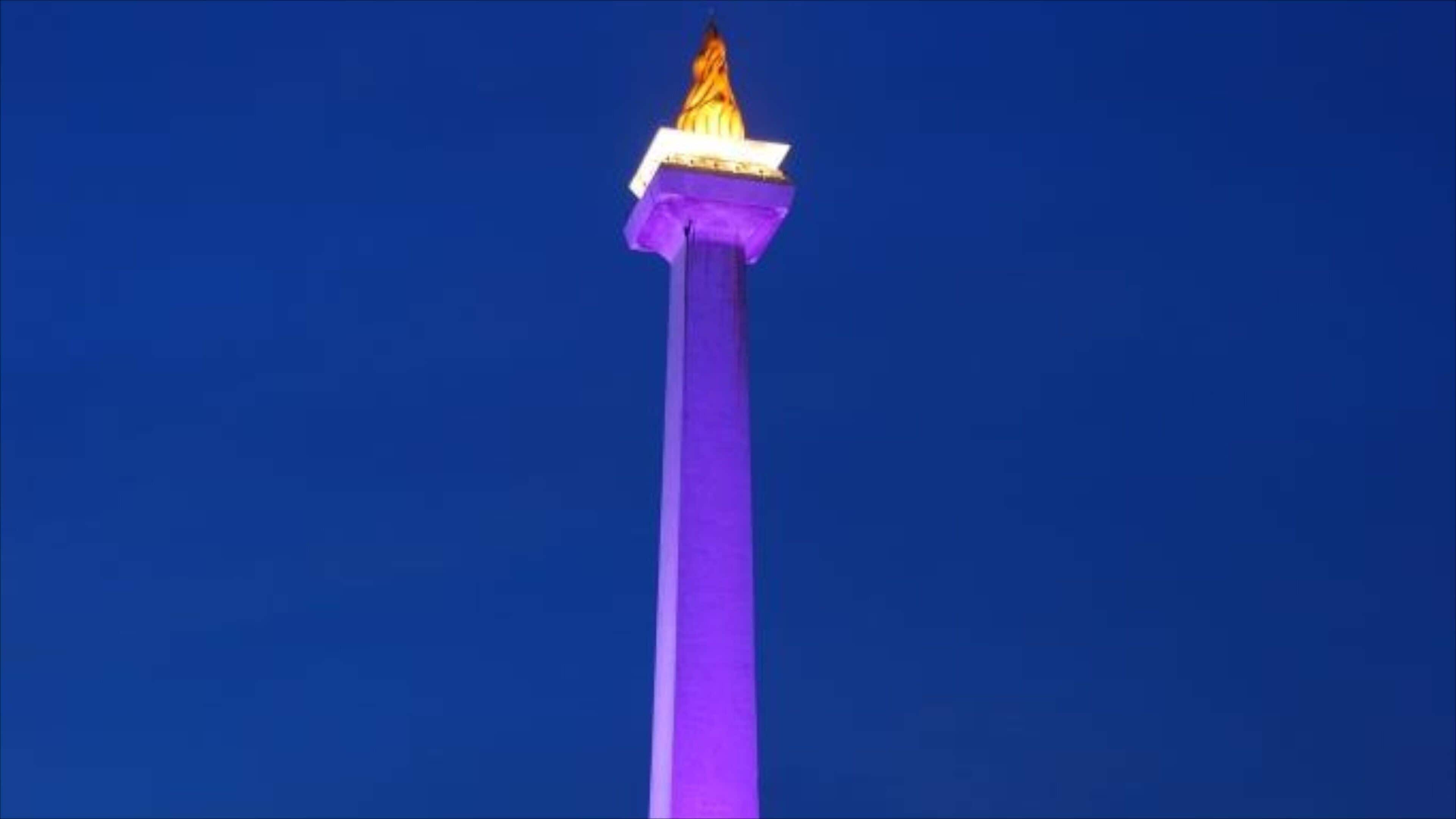 National Monument showing night scenes and a monument