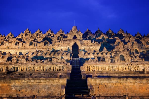 Borobudur Temple featuring heritage elements