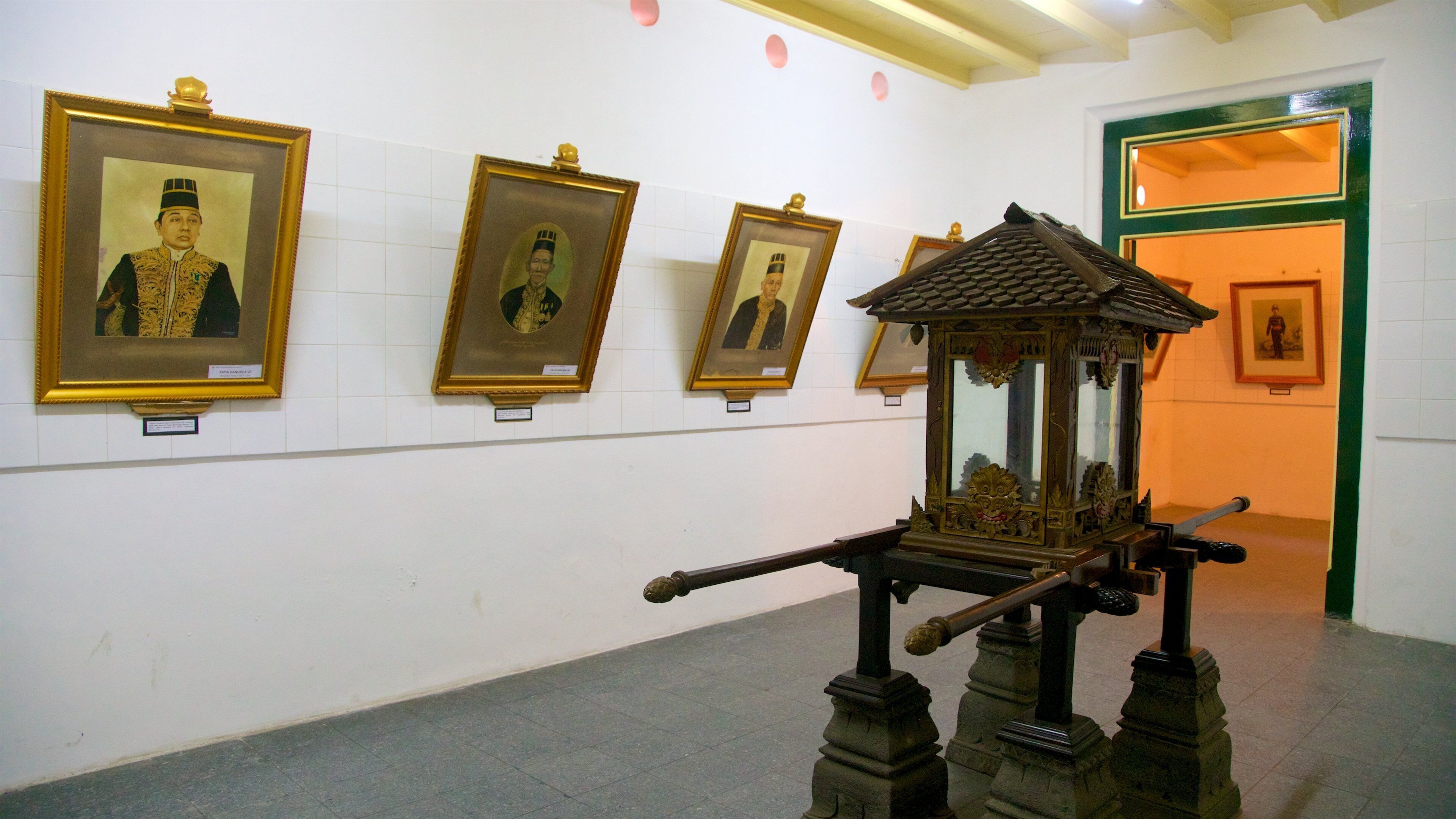 Kraton-komplekset som omfatter interiør