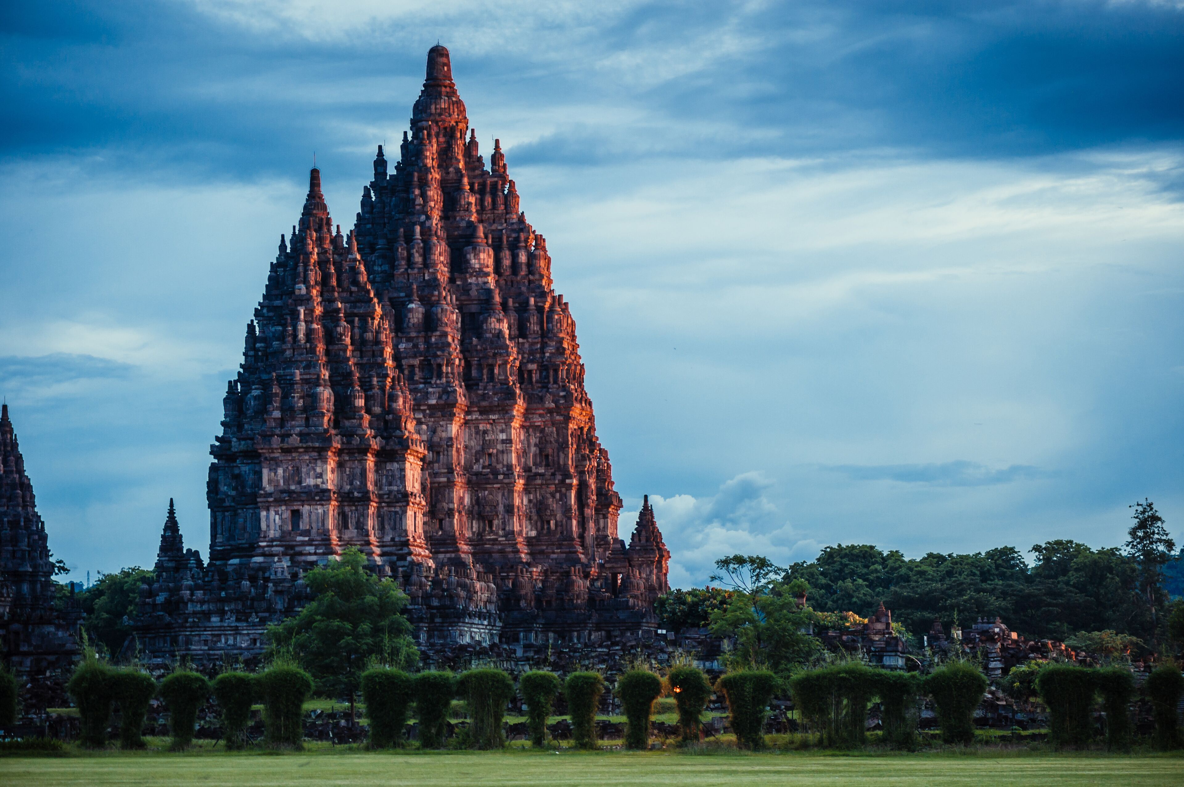 Prambanan Temple on sunset, Central Java, Indonesia