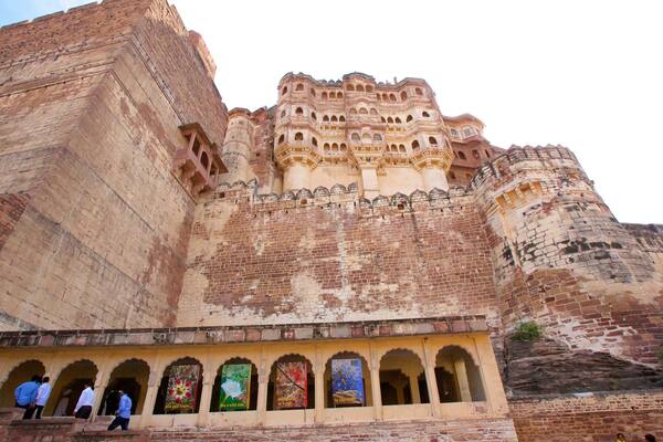 Mehrangarh Fort showing heritage architecture, heritage elements and a castle