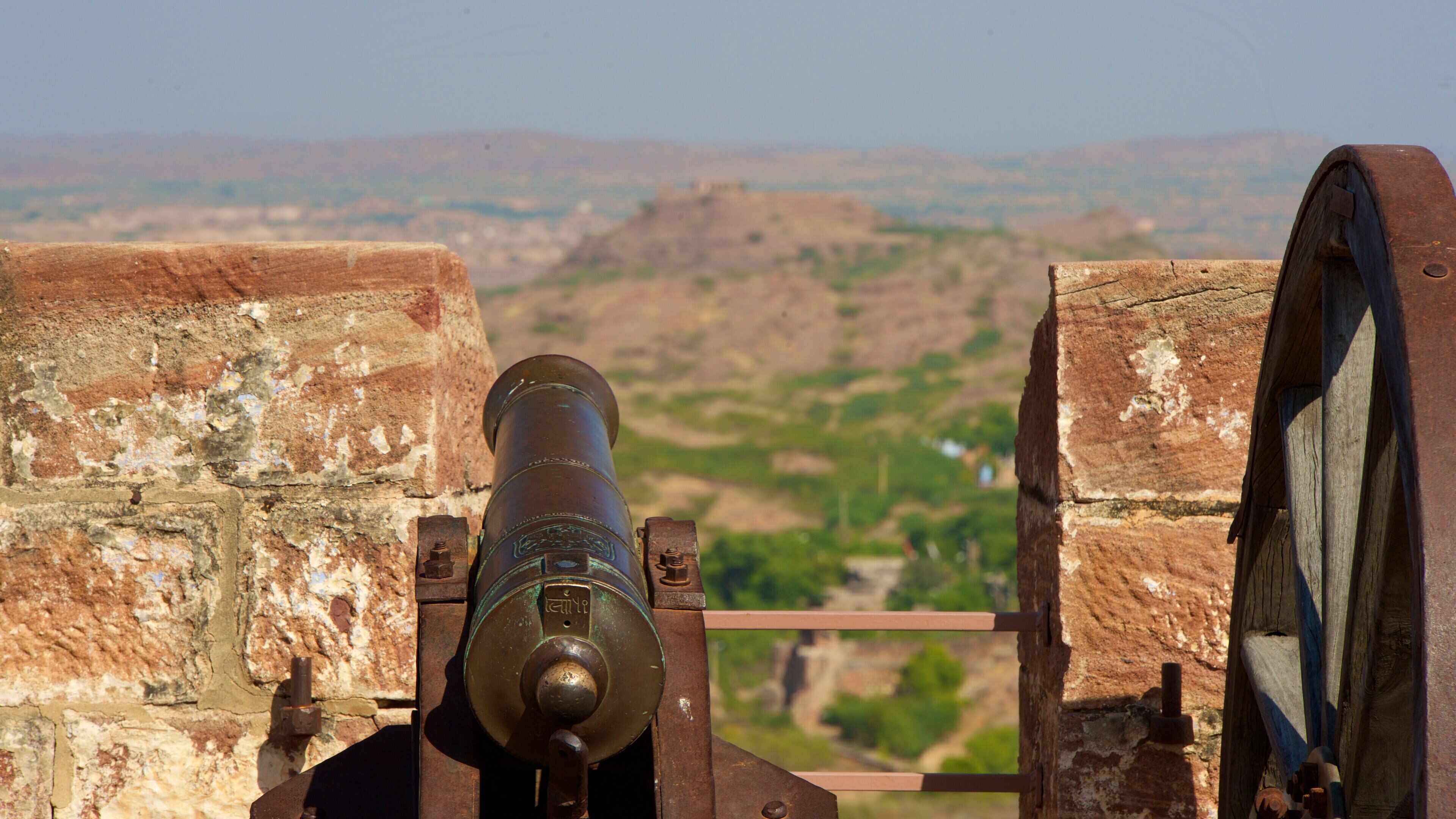 Mehrangarh Fort ofreciendo elementos del patrimonio