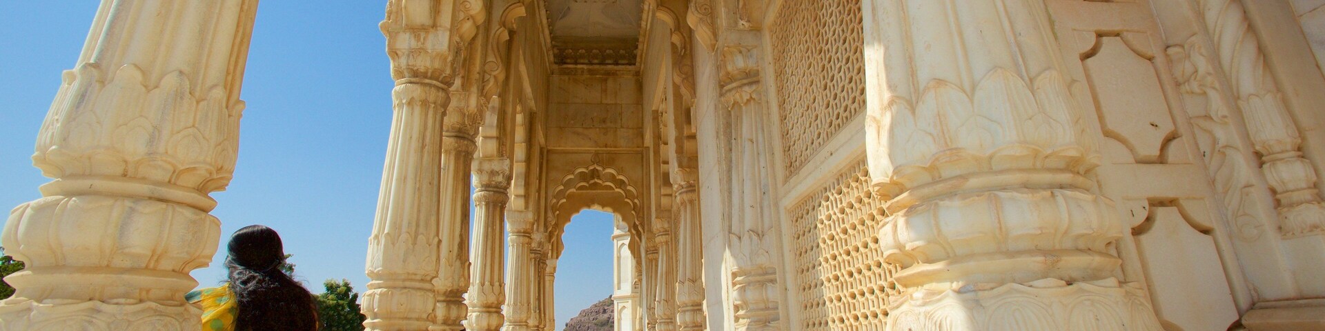 Jaswant Thada que incluye patrimonio de arquitectura y elementos del patrimonio