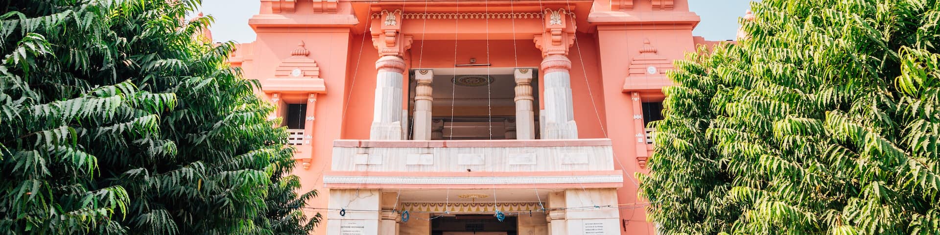 New Vishwanath Temple historical building in Varanasi, India