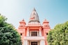 New Vishwanath Temple historical building in Varanasi, India