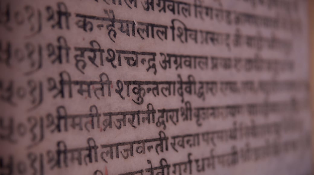 Parmarth Niketan featuring signage