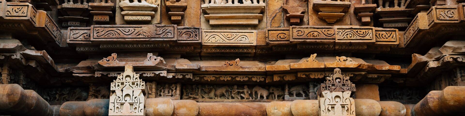 Western Group of Temples, ancient ruins in khajuraho, India