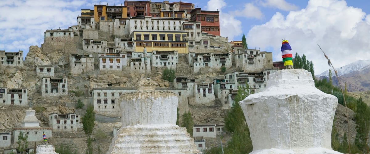 India, Ladakh, Shey, Thikse Gompa monastery