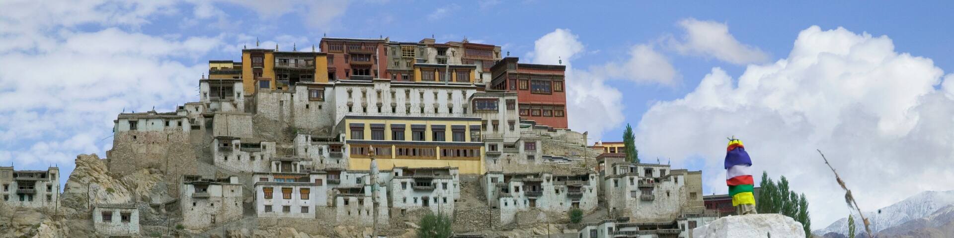 India, Ladakh, Shey, Thikse Gompa monastery