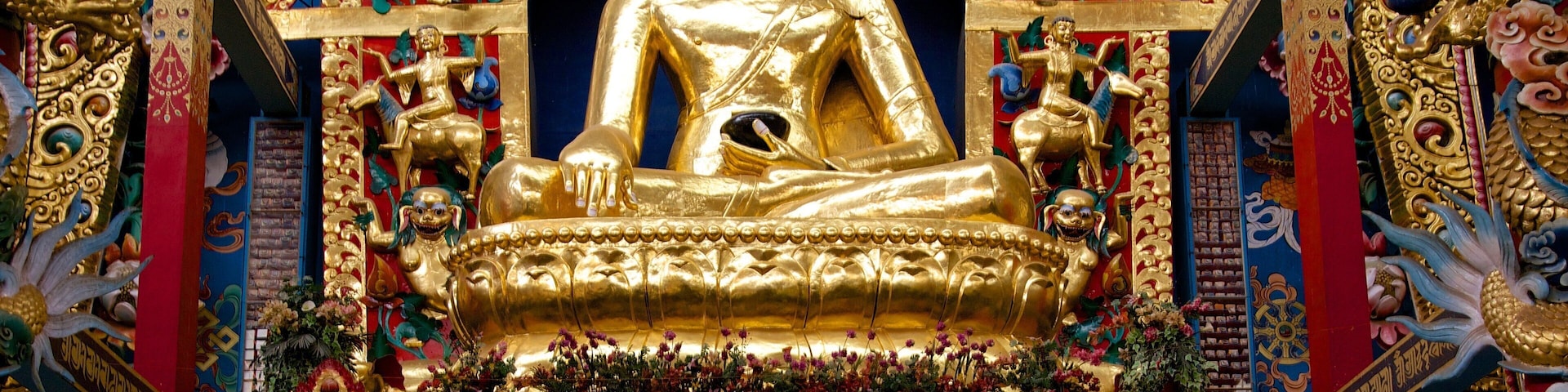 Golden Temple featuring religious elements