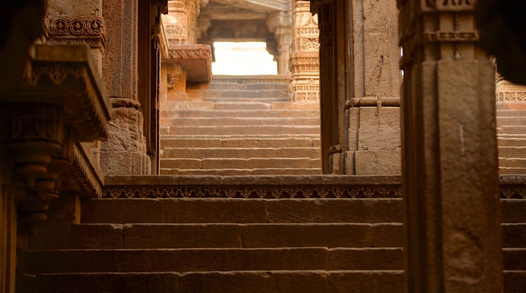 Adalaj Stepwell showing heritage elements