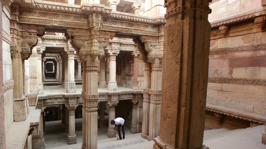 Adalaj Vav presenterar historiska element, historisk arkitektur och ett tempel eller plats för dyrkan