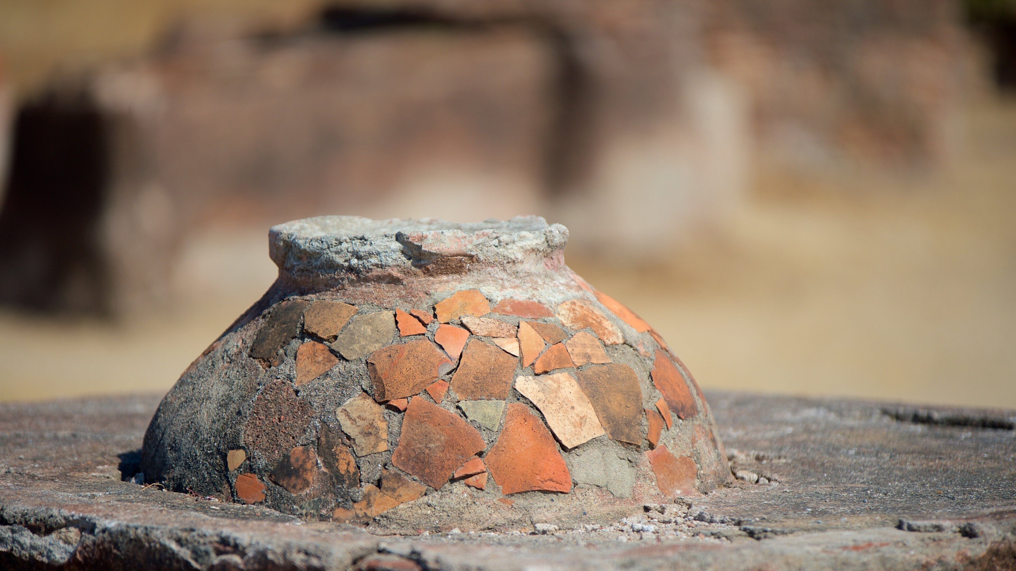 Lothal que incluye ruinas de edificios y elementos patrimoniales