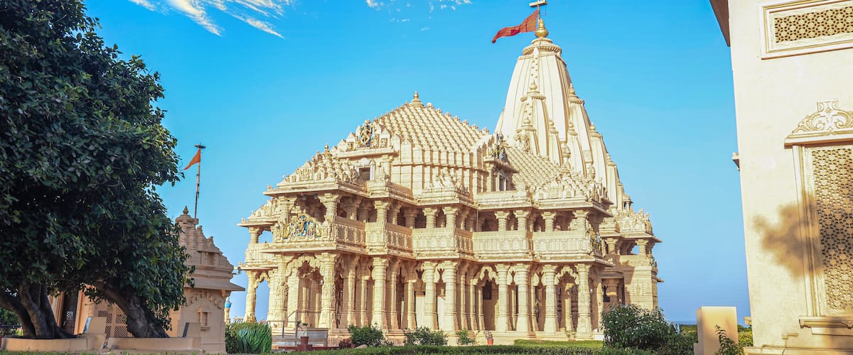 Somnath temple is a Hindu temple located in Veraval, Gujarat. It is one of the most sacred pilgrimage sites the Tirtha Kshetra for Hindus and is the first among the twelve jyotirlinga shrines of Shiva