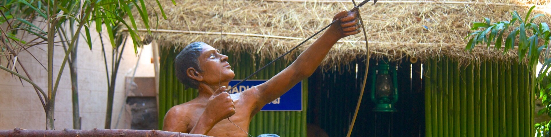 Museu Tribal caracterizando arte ao ar livre